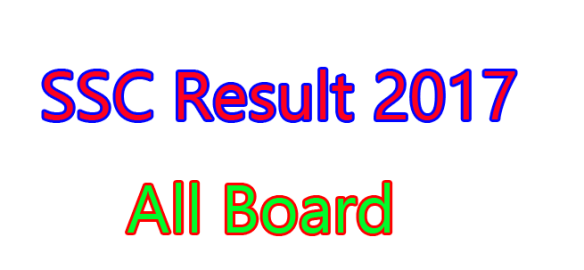 SSC Exam Result 2017 All Education Board